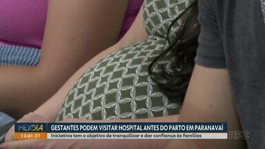 Gestantes podem visitar hospital antes do parto, em Paranavaí - Iniciativa tem o objetivo de tranquilizar e dar confiança às famílias.