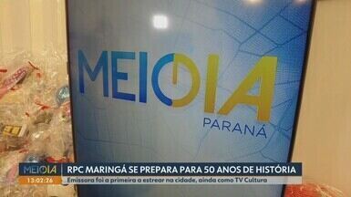 RPC Maringá se prepara para 50 anos de história - Emissora foi a primeira a estrear na cidade, ainda como TV Cultura.