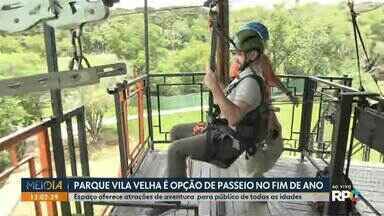 Parque Vila Velha é opção de passeio no fim de ano no Paraná - Espaço oferece atrações de aventura para público de todas as idades.