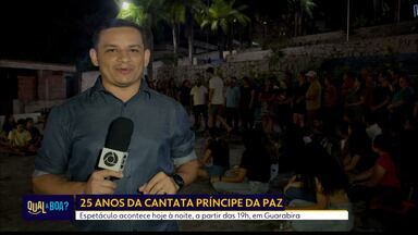 Comemoração dos 25 anos da Cantata Príncipe da Paz em Guarabira - Espetáculo acontece hoje à noite, a partir das 19h, em Guarabira.