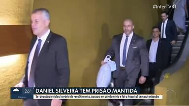 Daniel Silveira violou horário de recolhimento, passou em condomínio e foi a hospital - Ex-deputado teve a prisão mantida após passar por audiência de custódia.