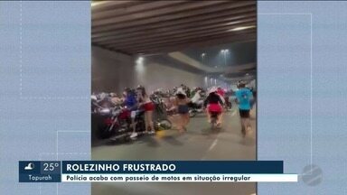 PM aborda mais de 200 motociclistas durante passeio e aplica multas - PM aborda mais de 200 motociclistas durante passeio e aplica multas.