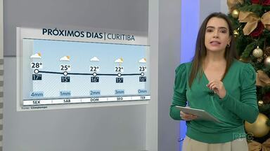 Tempo deve ficar nublado, com pancadas de chuva - Próximos dias devem ser de temperaturas altas e sol entre nuvens na maior parte do estado