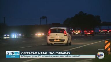 DER espera 900 mil veículos pelas rodovias das regiões de Campinas e Piracicaba - Operação Ano Novo começa nesta sexta-feira (27).