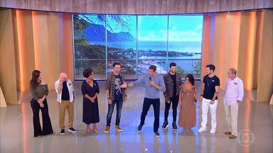 Programa de 14/07/2019 - O ‘Tamanho Família’ desta semana está sob medida. Márcio Garcia vai receber Marco Luque e Alok no palco do programa.