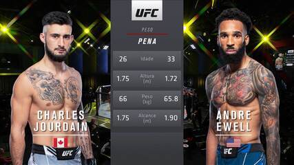 UFC Lewis x Daukaus - Charles Jourdain x Andre Ewell