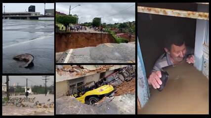 Veja as imagens mais impactantes das chuvas na Bahia