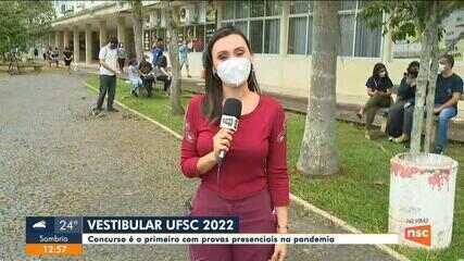 Vestibular da UFSC ocorre presencialmente neste fim de semana