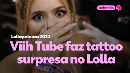 Viih Tube faz tattoo vencedora de enquete no Gshow, veja como ficou