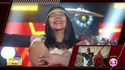 A pernambucana Vera de Maria Maga, de 61 anos é a campeã do The Voice Mais