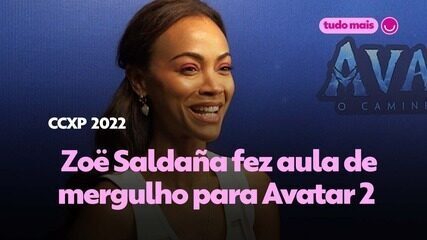 Zoë Saldaña conta como foi fazer aula de mergulho para atuar em 'Avatar 2'