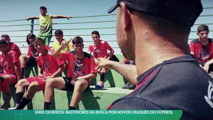 Série Olheiros mostra os bastidores da busca por novos craques do futebol brasieliro. 'Esporte Espetacular', 21/05/2023.