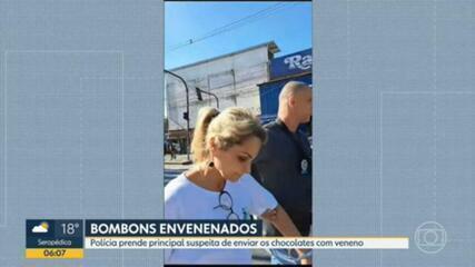 Bombons envenenados: polícia prende suspeita pelo crime