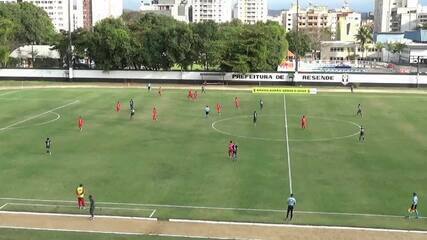 Os gols de Resende 1 x 1 Real Noroeste, pela Série D do Brasileirão 2023