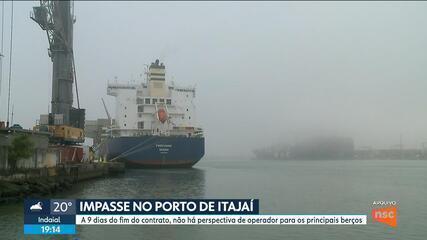 Porto de Itajaí está sem perspectiva de operação dos dois principais berços