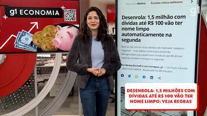 Desenrola: 1,5 milhão com dívidas até R$ 100 vão ter nome limpo; veja regras