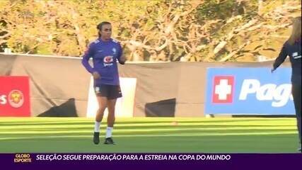 Seleção segue preparação para a estreia na Copa do Mundo