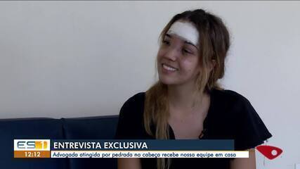 Entrevista exclusiva: advogada atingida por pedra em rodovia fala sobre ataque