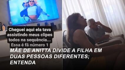 Mãe de Anitta divide a filha em duas pessoas diferentes; entenda