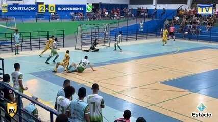 Os gols do título do Constelação diante do Independente no Roraimense de Futsal Adulto