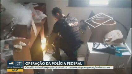 Polícia Federal faz operação para prender quadrilha que participava na produção de cocaína