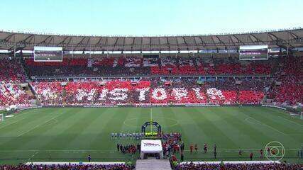 Fizeram história! No Maracanã, torcida do Flamengo homenageia Rodrigo Caio e Filipe Luís em suas despedidas