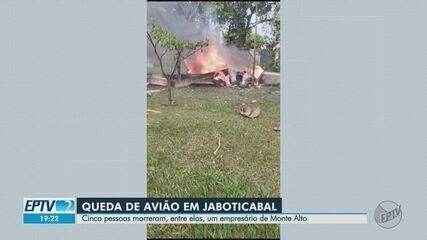 Empresário de Monte Alto é uma das vítimas de acidente com avião que caiu em Jaboticabal