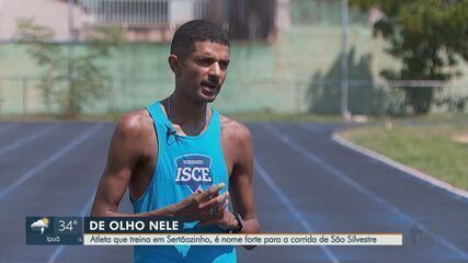 Atleta de Sertãozinho, SP, Samur Inácio se prepara para a Corrida São Silvestre