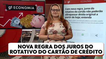 Veja como funciona nova regra dos juros do rotativo do cartão de crédito