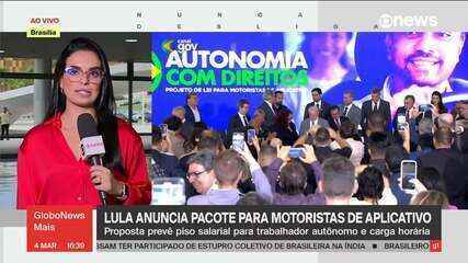 Lula anuncia pacote para motoristas de aplicativo