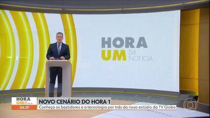 ‘Hora 1’ estreia novo cenário. ‘Hora 1’, 13/03/2024