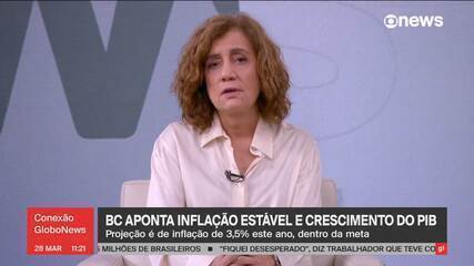 "Inflação estável e crescimento revisto pra cima" diz Míriam Leitão sobre relatório do Banco Central