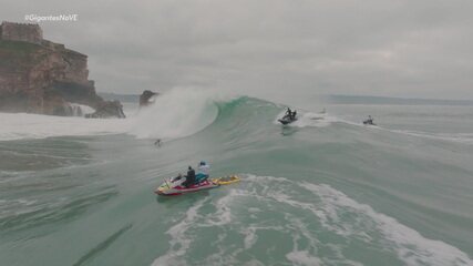 Veja a primeira parte do Gigantes de Nazaré