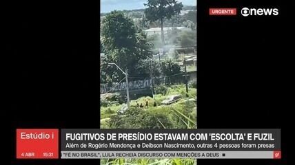 Vídeo mostra o momento da prisão dos fugitivos de presídio de Mossoró