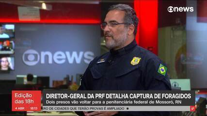 Abordagem em ponte e cautela por causa de armas foram estratégias para prisão de fugitivos de Mossoró, diz diretor da PRF