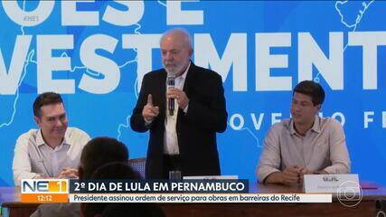 No Recife, Lula defende que prefeitos priorizem obras de prevenção a desastres ambientais