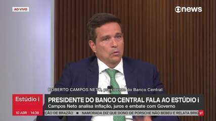 Roberto Campos Neto comenta o cenário de juros e inflação nos Estados Unidos