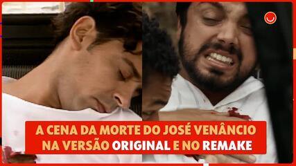 Renascer: compare a cena da morte de José Venâncio na versão original e no remake