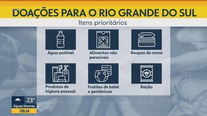 Secretarias e órgãos públicos estaduais organizam pontos de coleta de doações para o RS