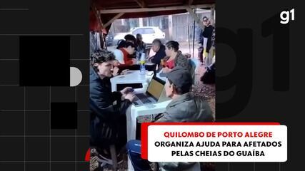 Quilombo de Porto Alegre organiza ajuda para afetados pelas cheias do Guaíba