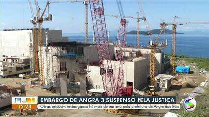 Justiça suspende embargo das obras da usina nuclear Angra 3