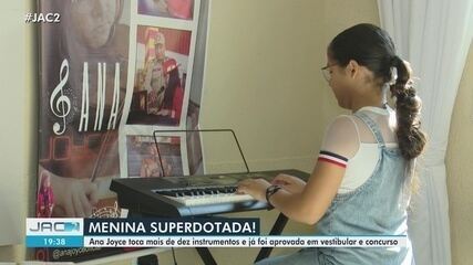 Menina superdotada de 13 anos toca 15 instrumentos e já foi aprovada em 2 universidades