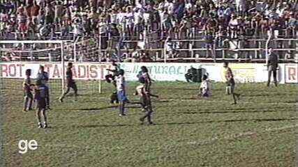 Os lances de Linhares EC 0 x 0 São José-AP, pela Copa do Brasil 1994