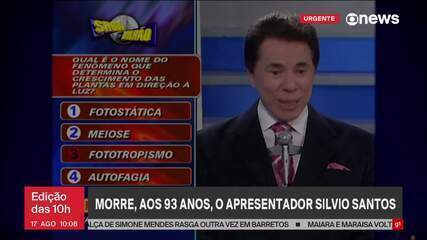 Morre, aos 93 anos, o apresentador Silvio Santos