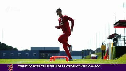 Athletico pode ter estreia de Praxedes contra o Vasco