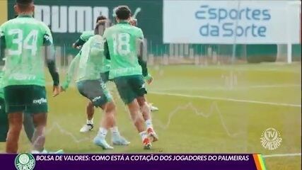 Bolsa de valores: como está a cotação dos jogadores do Palmeiras