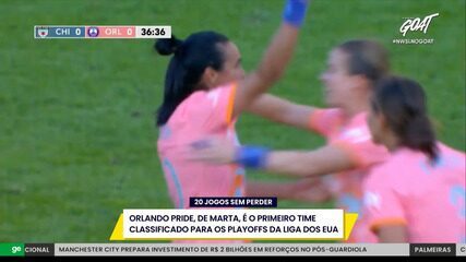 Orlando Pride vence com gol de Marta e está classificado para os playoffs nos EUA