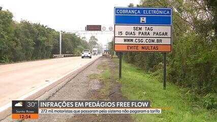 Aumenta número de motoristas que não pagam pedágio Free Flow