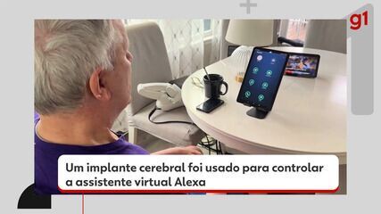 Implante cerebral é usado para controlar assistente virtual Alexa