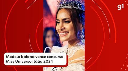 Modelo baiana vence Miss Universo Itália e vai representar país europeu no concurso global